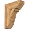 Ekena Millwork Balboa Slat Rough Sawn Bracket, Western Red Cedar, 6"W x 18"D x 22"H BKT06X18X22BOA06RWR - alternate 1